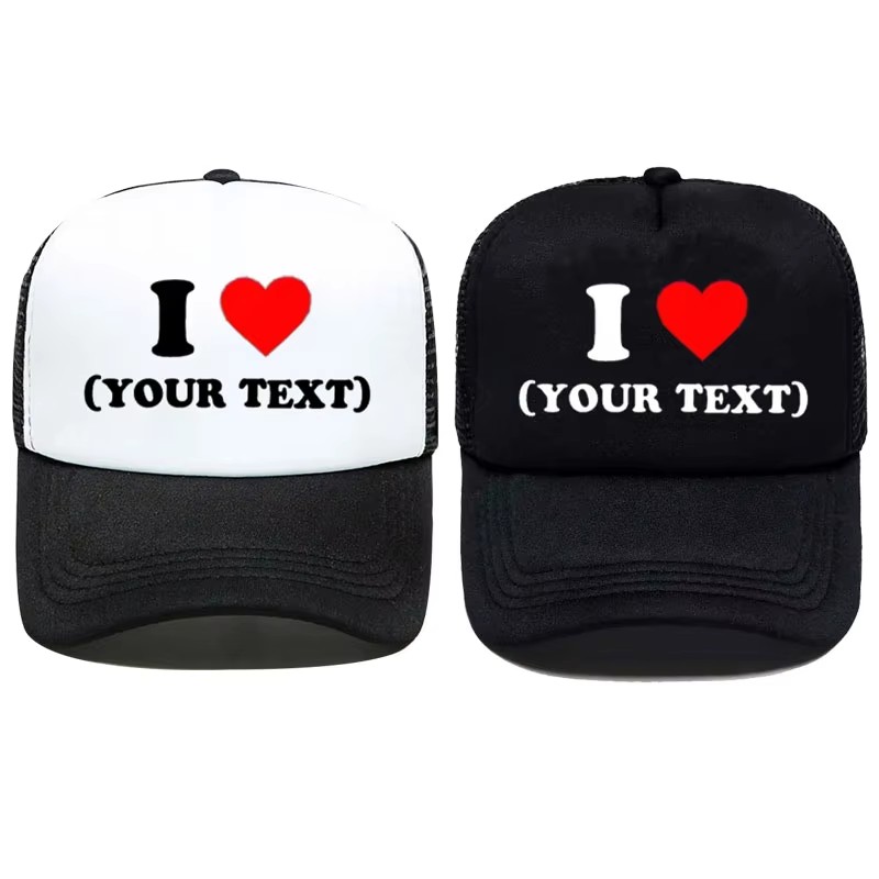 Trucker Cap Mesh - Ich liebe DIY: Personalisiere deinen Text