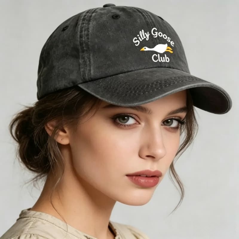 Golf Cap Dad - Bedruckte, gewaschene Baumwoll-Baseballkappe, verstellbar, Snapback, Dad-Hat,