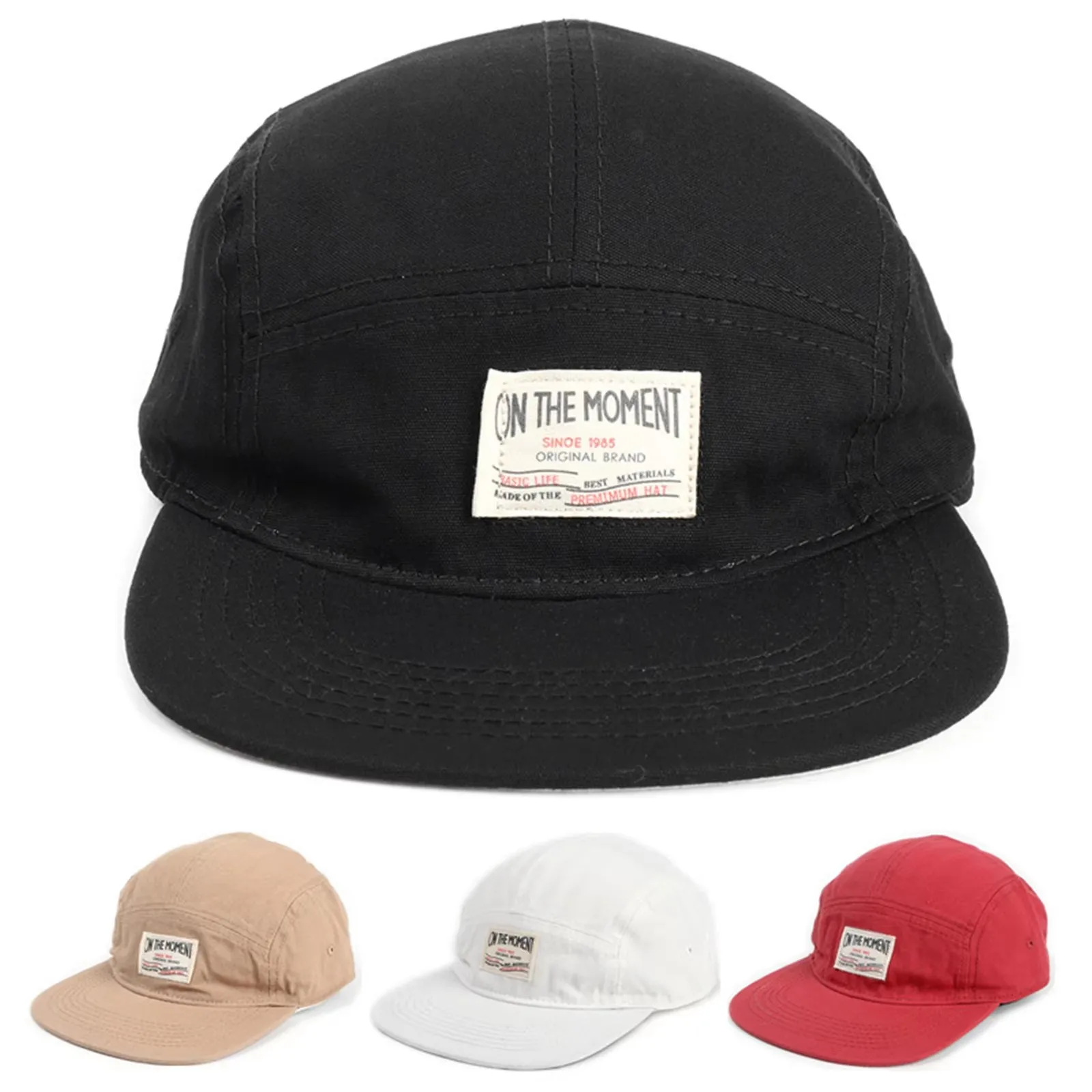 Corduroy Cap 5 Panel - Neue ON THE MOMENT Baumwoll-Baseballkappe mit