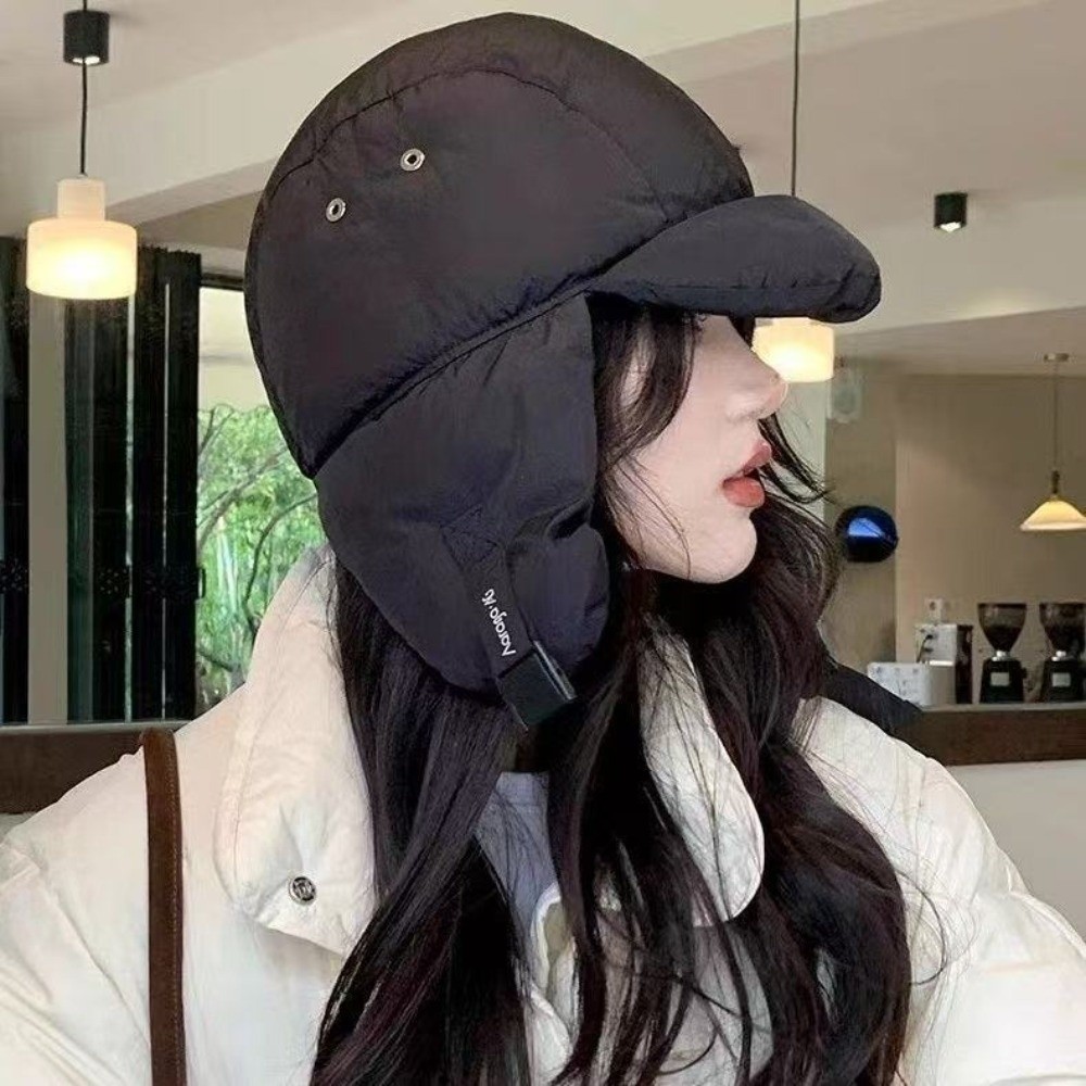 Einfarbige, gepolsterte Bomber – Trapper Hat Ear Flap Bewertung und Preis