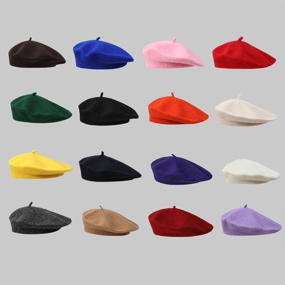 Herbst Dame Winter Warme Wolle – Beret French Wool Bewertung und Preis