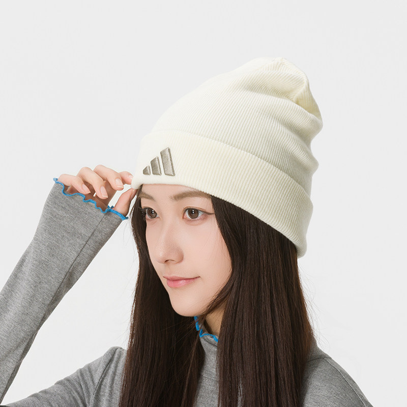 Adidas Mütze KQ6682 Elfenbeinw – Beanie Cuffed Knit Bewertung und Preis