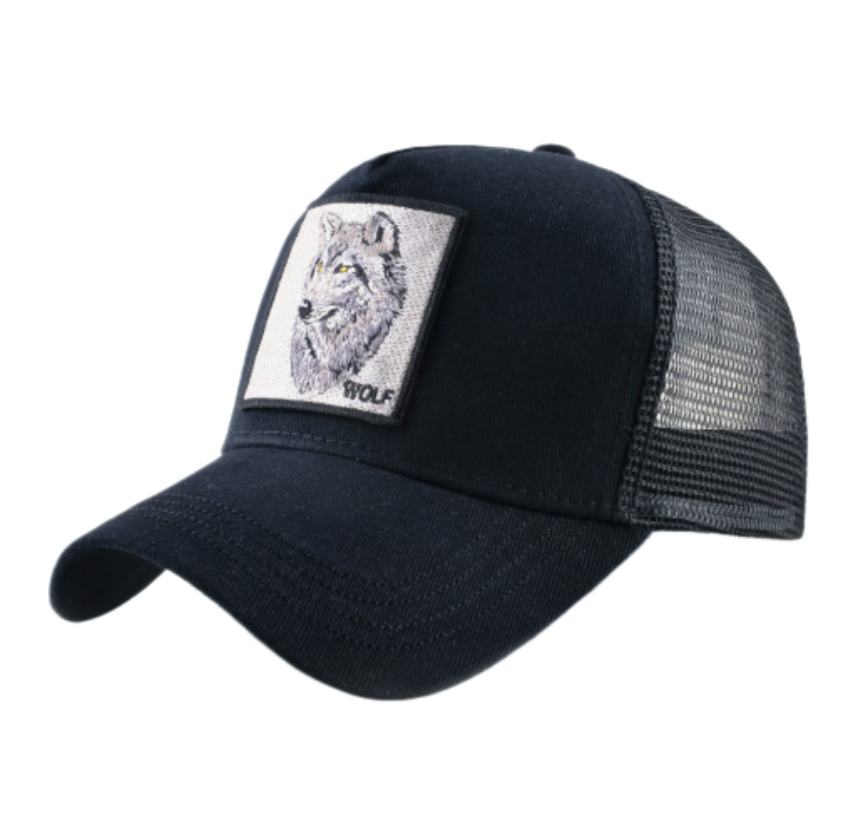 Wolf-Patch Bestickte Mesh-Base – Trucker Cap Mesh Bewertung und Preis