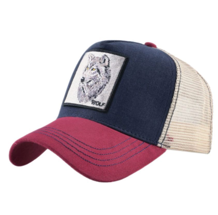Wolf-Patch Bestickte Mesh-Base – Trucker Cap Mesh Bewertung und Preis