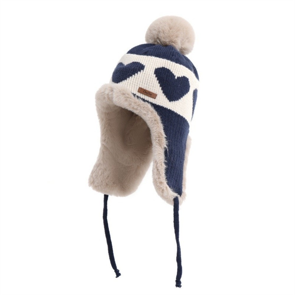 Polyester-Mütze mit Herzmuster – Trapper Hat Ear Flap Bewertung und Preis