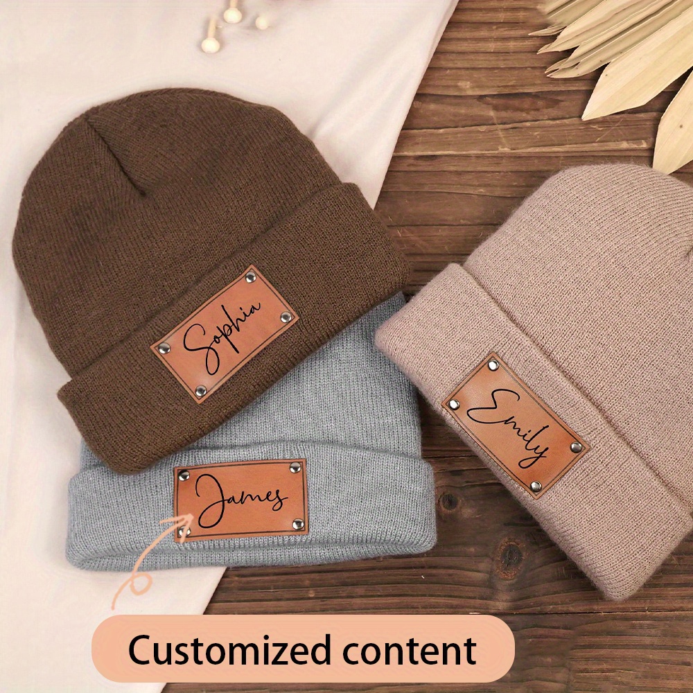 Personalisierte Strickmütze mi – Beanie Cuffed Knit Bewertung und Preis